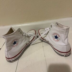 Converse White All Star High-Top Sneakers